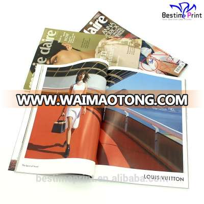 Full Color Magazine Printing Softcover Magazine Printing Competitive Price