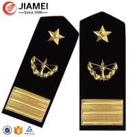 Factory cheap price handmade custom badge military epaulettes