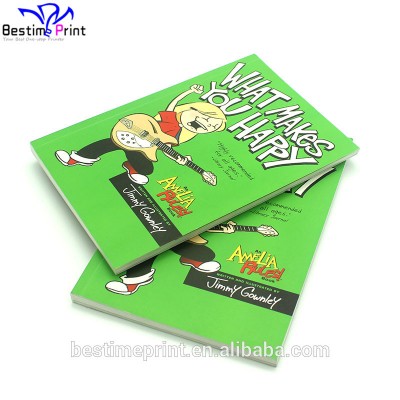 Factory custom a5 color english adult comic book printing service costs for supplier