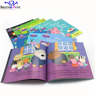 Non Toxic Ink Custom Book Printing Section Sewn Book Softback Book